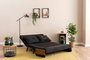 Atelier Del Sofa Cosmo Sofá-Cama de 2 Plazas - Negro